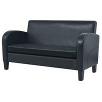 Sofa VLX Double Sofa, juoda, 139 x 70 x 76 cm