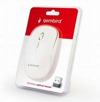 balta pelyte - Gembird MUSW-4B-01-W - 5 nuotrauka
