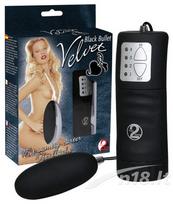 Mini vibratorius "Velvet Black Bullet", You2Toys
