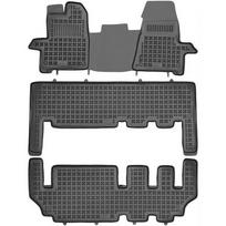 Guminiai kilimėliai FORD Tourneo Custom (8 vietų) 2013→ (Paaukštintais kraštais)