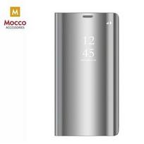 Dėklas Mocco Clear View For Samsung Galaxy A42 5G, sidabro