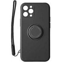 Dėklas Mocco Pastel Ring For Xiaomi Redmi Note 9T, juoda