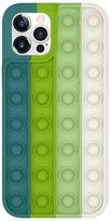 Dėklas Mocco Bubble Antistress Case Apple iPhone 12 / 12 Pro, žalia