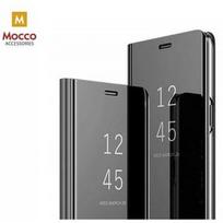 Dėklas Mocco Clear View For Samsung Galaxy A42 5G, juoda