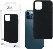 Dėklas 3MK Matt Case for iPhone 12/12 Pro, juoda