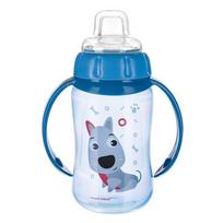 Mokomasis puodelis su silikoniniu snapeliu Canpol CUTE ANIMALS 56/512 Blue
