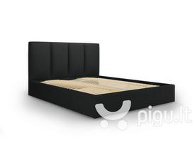 Lova Mazzini Beds Juniper 6, 140x200cm, juoda