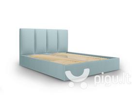 Lova Mazzini Beds Juniper 2, 180x200cm, šviesiai mėlyna