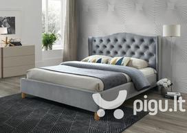 Lova Signal Meble Aspen, 160x200 cm, pilka