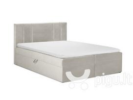 Lova Mazzini Beds Afra 200x200 cm, smėlio spalvos