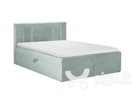 Lova Mazzini Beds Afra 200x200 cm, šviesiai žalia