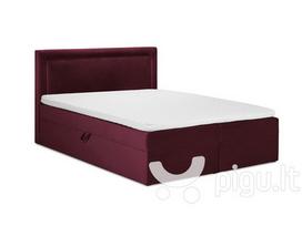 Lova Mazzini Beds Yucca 200x200 cm, raudona