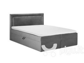 Lova Mazzini Beds Yucca 200x200 cm, pilka