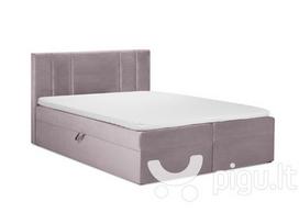 Lova Mazzini Beds Afra 200x200 cm, rožinė