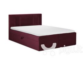 Lova Mazzini Beds Afra 200x200 cm, raudona