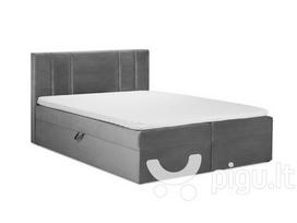 Lova Mazzini Beds Afra 200x200 cm, pilka