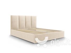 Lova Mazzini Beds Juniper 140x200cm, smėlio spalvos