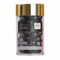  ELLIPS tepami vitaminai tamsiems plaukams SHINY BLACK, 50 vnt.