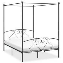 Lova VLX Metal 284444, pilka, 209x167.5 cm, su grotelėmis