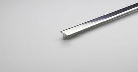  Aliumininė grindų juostelė ARCANSAS 063A4/93, 900 x 14 mm, h-9 mm, anoduota, sidabro spalvos, chroma