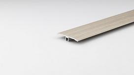 Aliumininė grindų juostelė ARCANSAS 027G6/143, 900 x 42 mm, reguliuojamas aukštis 6-10 mm, laminuota