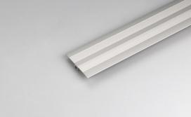  Aliumininė grindų juostelė ARCANSAS 025G3/90, 1800 x 42 mm, reguliuojamas aukštis 6-10 mm, anoduotas