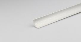  Apdailos juostelė ARCANSAS 044/90S, 2500 x 15 x 15 mm, aliumininė anoduota, sidabro spalvos