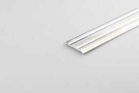  Aliumininė grindų juostelė ARCANSAS 046M1/93, 1800 x 25 mm, anoduota, sidabro spalvos, chromas