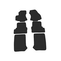 Tekstiliniai kilimėliai OPEL ZAFIRA A (7 vietų) 1999-2005 (3 eilės)
