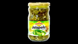 Marinuoti jalapenai (Chalapos paprikos) smulk. SUNTAT, 640 g