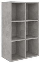 Komoda VLX Book Cabinet 800346, pilka, 30x66x97.8 cm