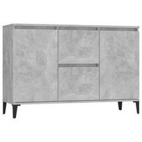 Komoda VLX Sideboard Concrete Grey, pilka, 104x35x70 cm