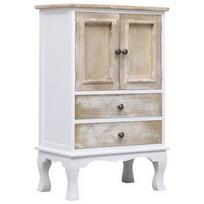 Komoda VLX Drawer Cabinet 284181, balta, 30x50x80 cm