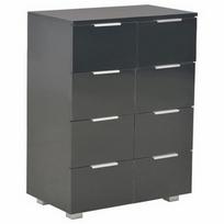 Komoda VLX Sideboard 283713, juoda, 35x60x76 cm