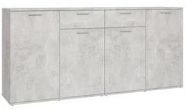 Komoda VLX Sideboard 3074931, pilka, 36x160x75 cm