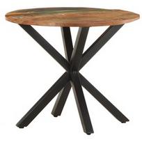 Kavos staliukas VLX Solid Reclaimed Wood, įvairių spalvų, 680 mm x 680 mm x 560 mm