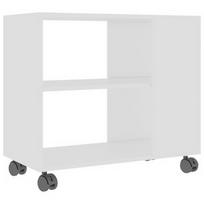 Kavos staliukas VLX Stylish 802120, baltas, 700 mm x 350 mm x 550 mm