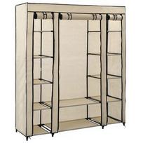 Spinta VLX Folding Wardrobe 2 Piece Set 282435, smėlio, 150 cm x 45 cm x 176 cm