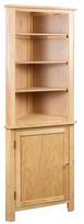 Spintelė VLX Corner Cabinet 247042, ruda, 36 cm x 59 cm x 180 cm