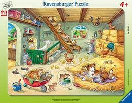 Dėlionė Ravensburger Animals On The Farm 050925, 12 vnt.