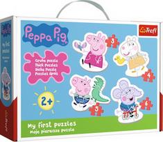 peppa pig puzzle - Dėlionė Trefl My First Puzzles Peppa Pig 36086, 18 vnt. - 1 nuotrauka