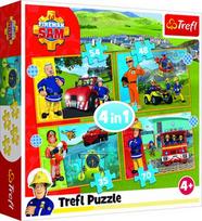 gaisrininko rinkinys - Dėlionė Trefl Fireman Sam 34387, 134 vnt. - 1 nuotrauka