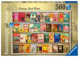 Dėlionė Ravensburger Vintage Cook Books, 500 vnt.