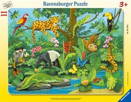 Dėlionė Ravensburger Jungle 254987651361, 11 vnt.