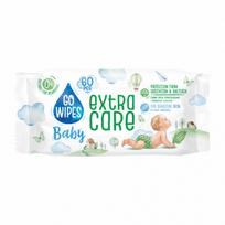 GO WIPES drėgnos servetėlės vaikams, nuo 0 mėn., 60 vnt.