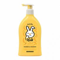  SANOSAN kūno ir plaukų prausiklis BANANA, bananų kvapas, 400 ml