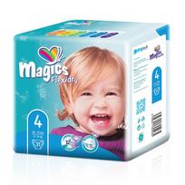  MAGICS FLEXIDRY MAGICAL TUBES MAXI, vaikiškos sauskelnės, 9-14 kg, 31 vnt.