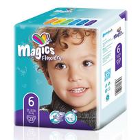  MAGICS FLEXIDRY MAGICAL TUBES XL, vaikiškos sauskelnės, 15+ kg, 23 vnt.