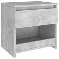 Naktinis staliukas VLX Bedside Cabinet 803451, pilkas, 30x40x39 cm