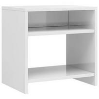 Naktinis staliukas VLX Bedside Cabinet 800021, baltas, 30x40x40 cm